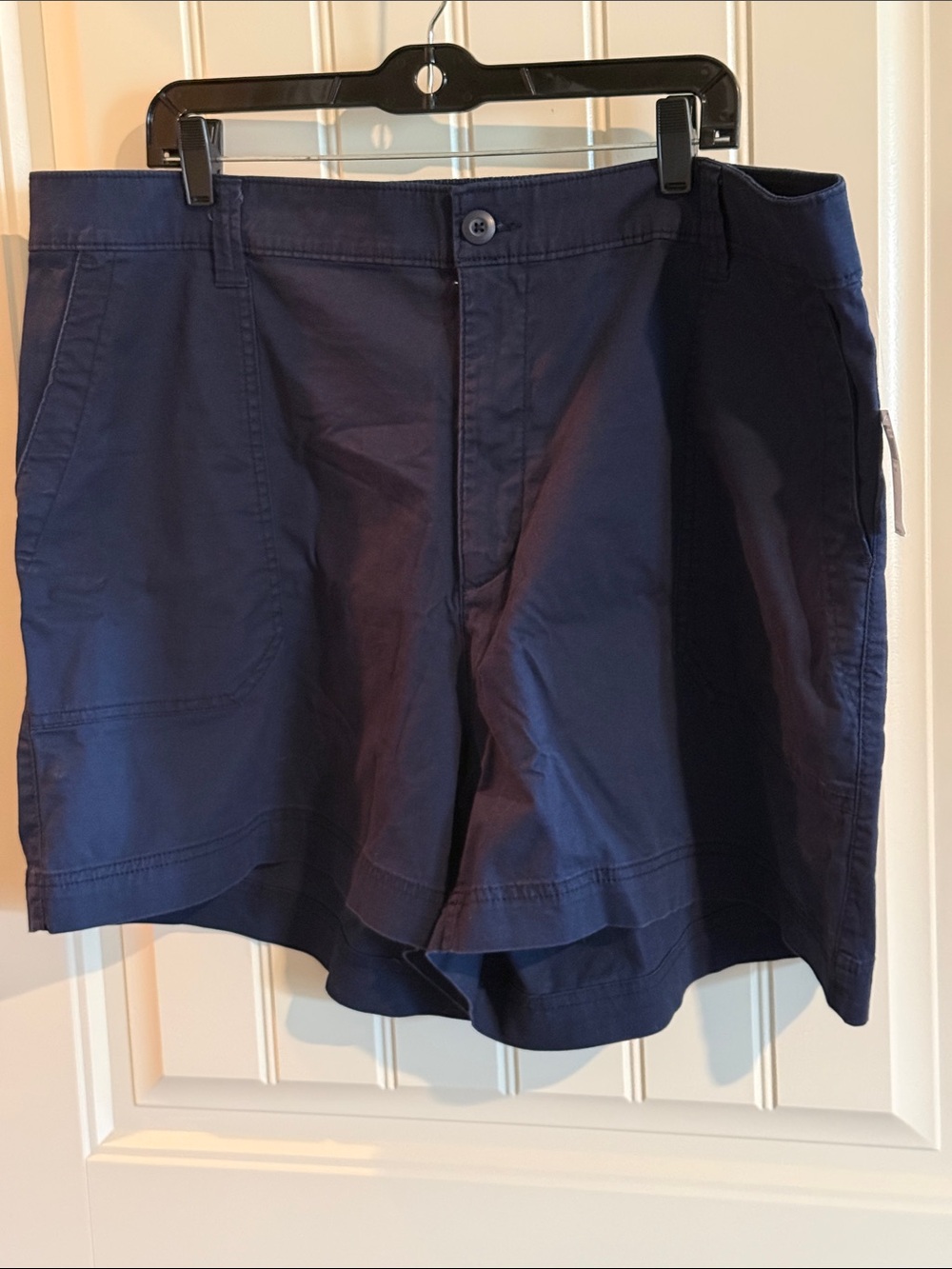 Old Navy Navy Blue Women's OG Chino Cotton Shorts